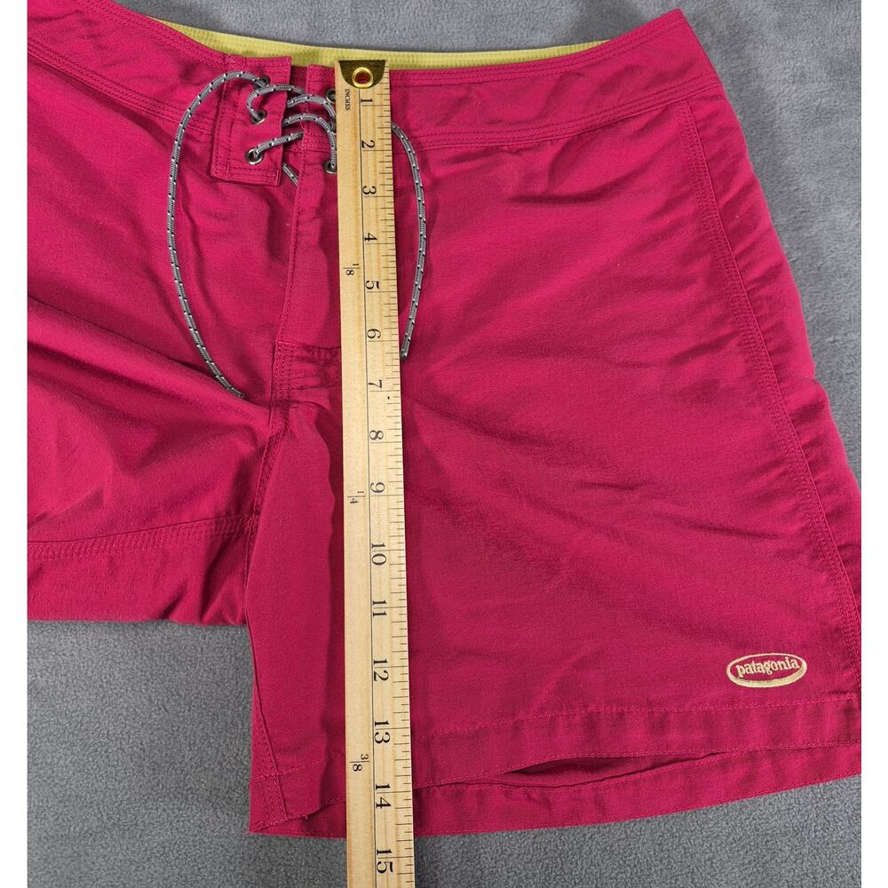 Patagonia Womens Board Shorts Size 9 Pink Quick Dry Beach Swim Vintage - Picture 6 of 8